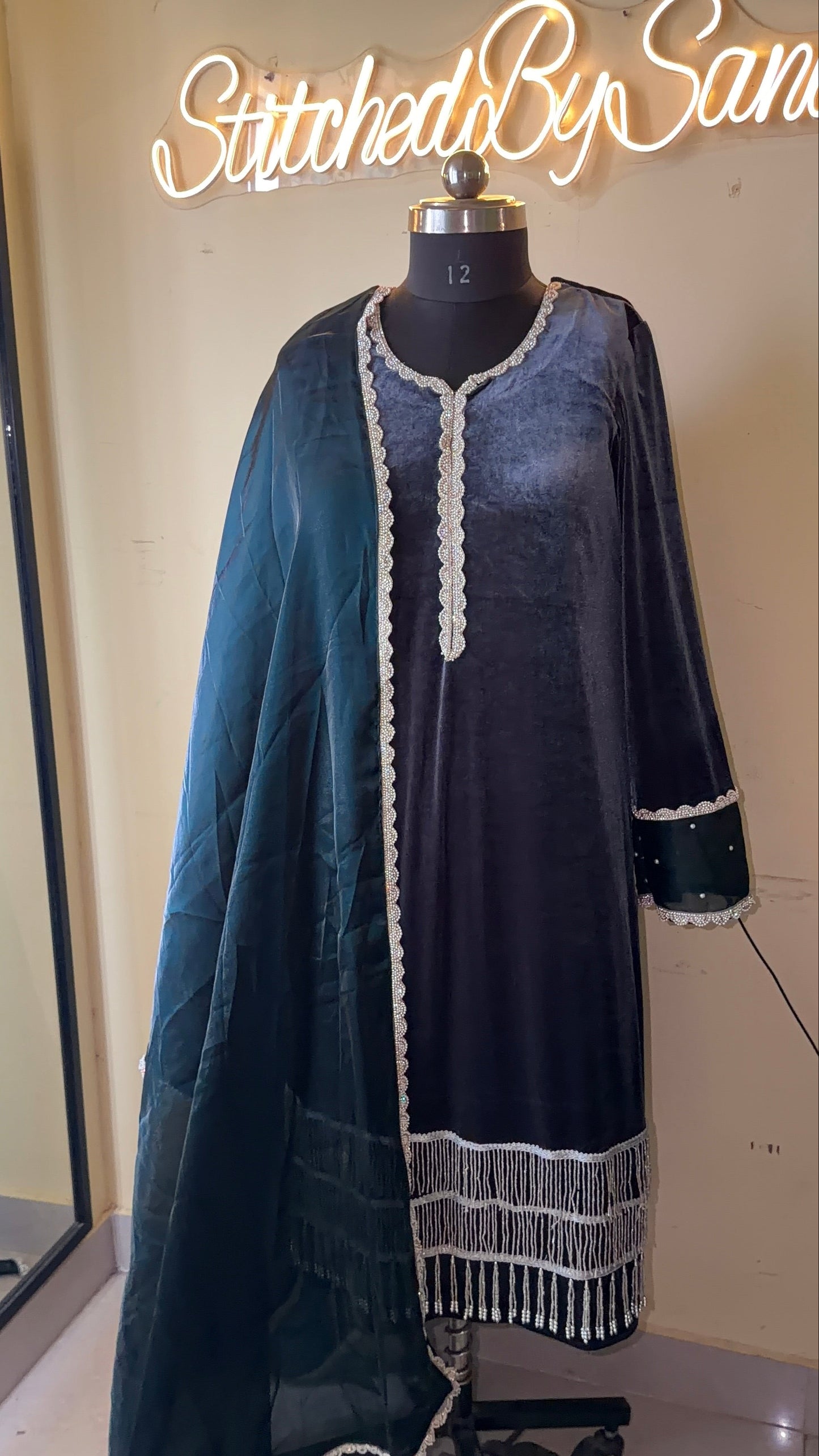 Long Tassels Salwar Kameez