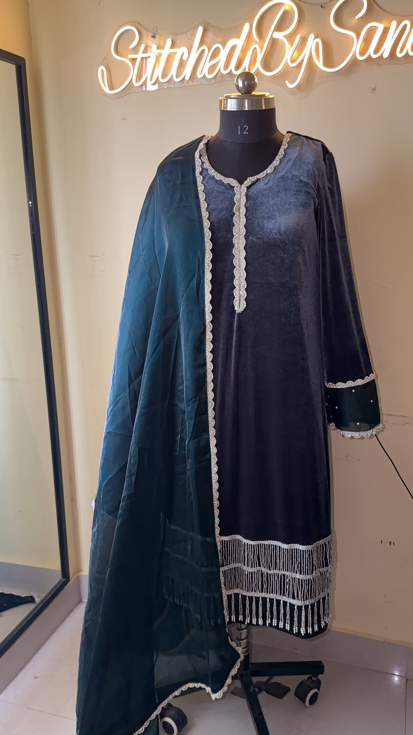 Long Tassels Salwar Kameez