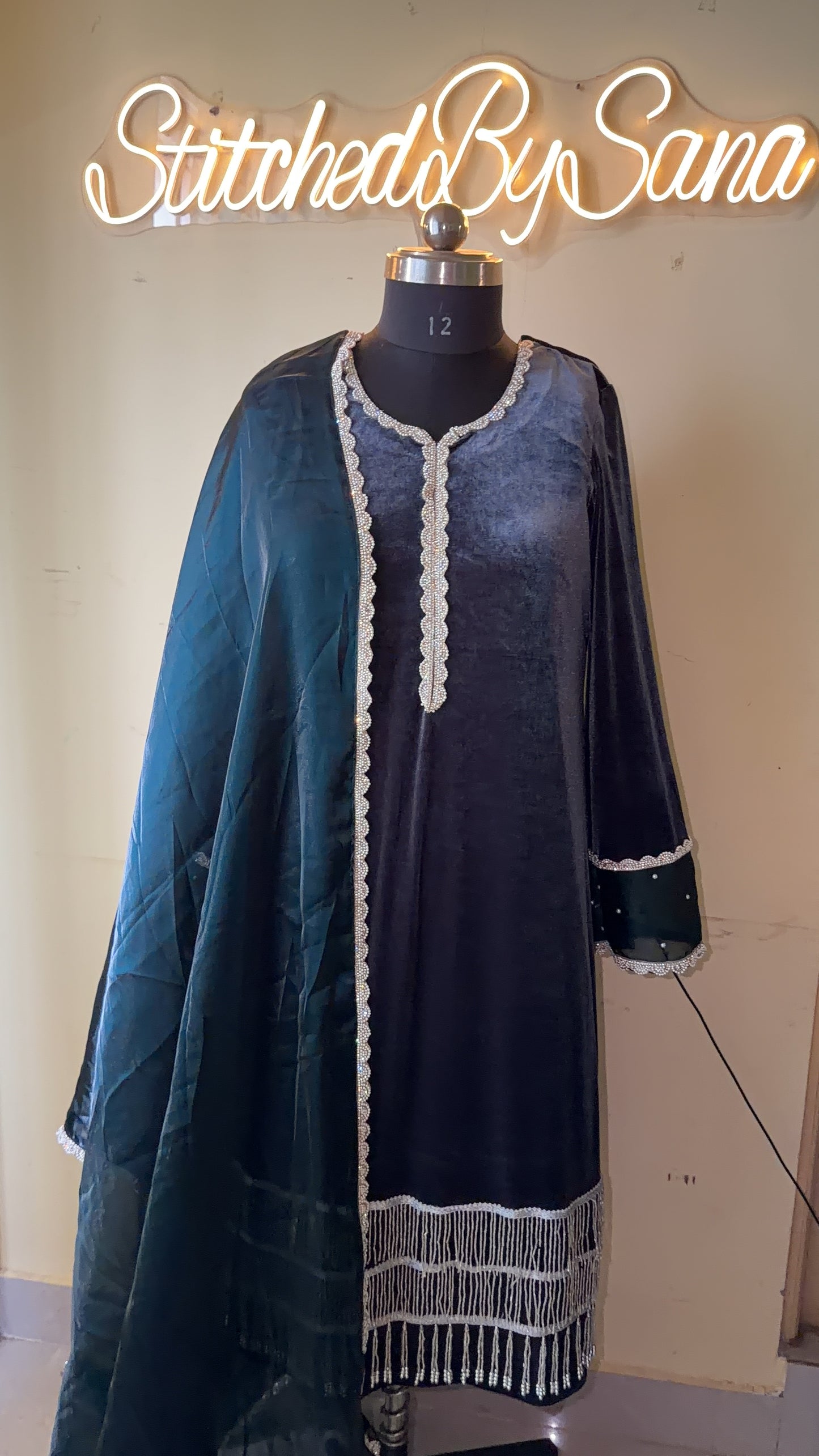 Long Tassels Salwar Kameez