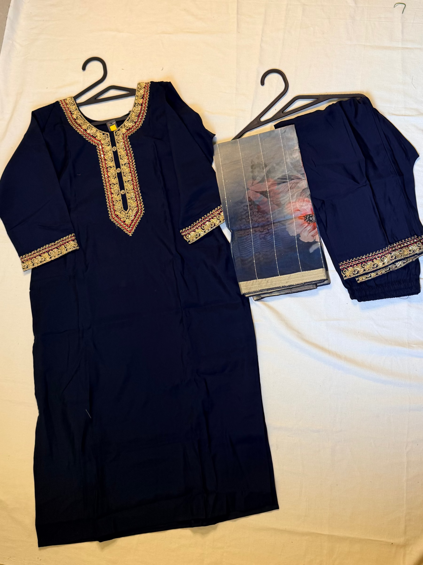 Navy blue traditional outfit