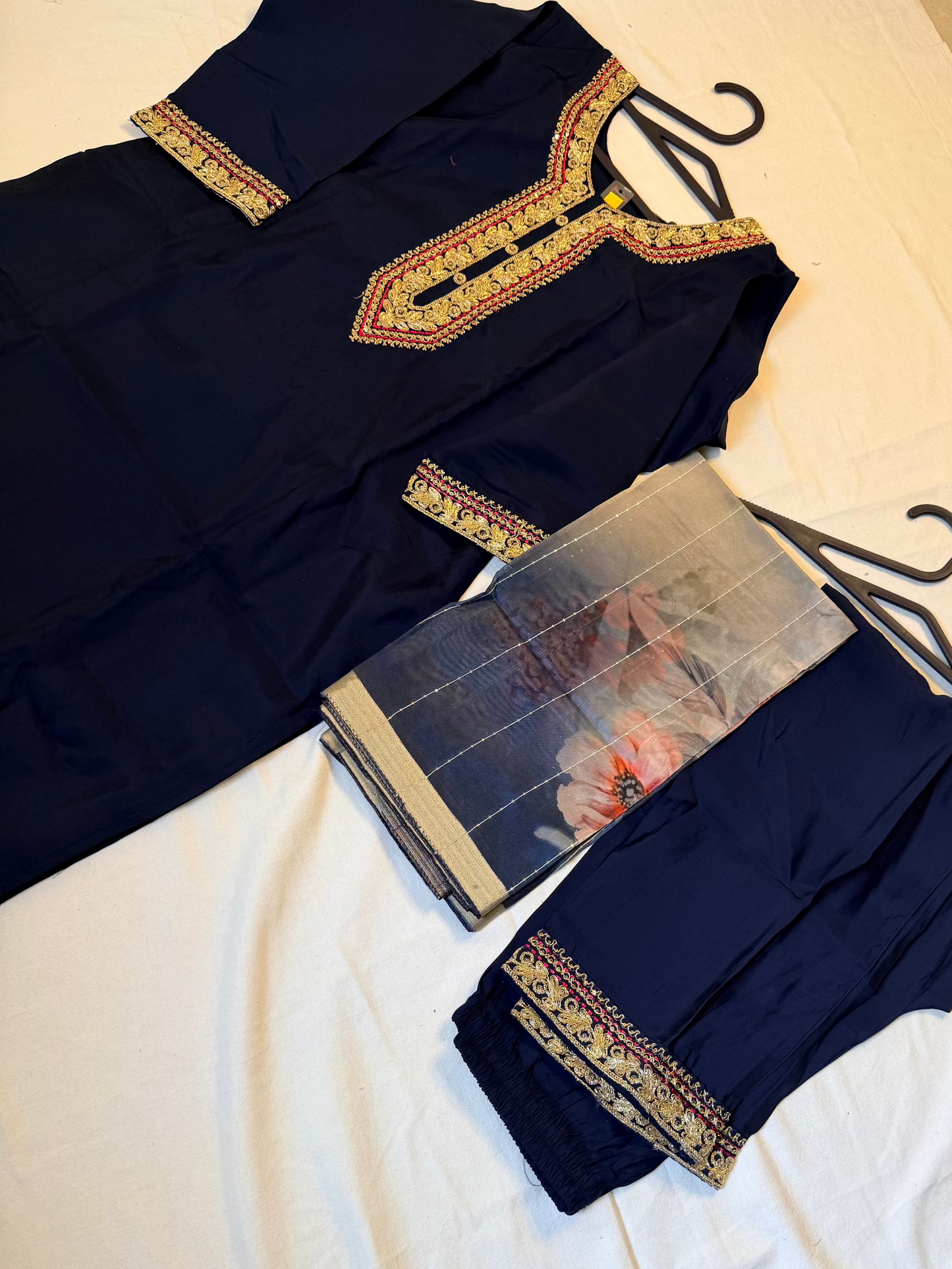 Navy blue traditional outfit