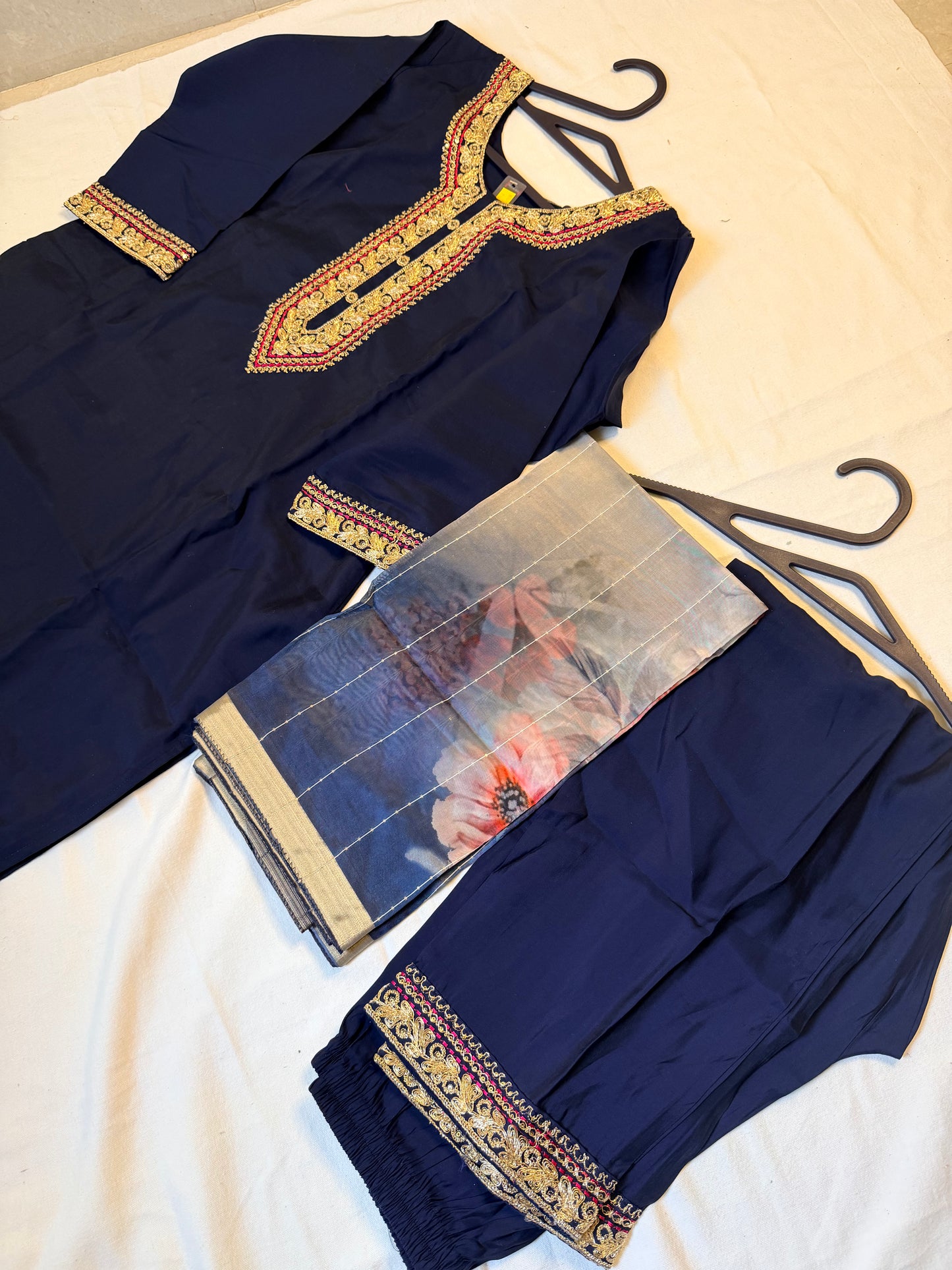 Navy blue traditional outfit