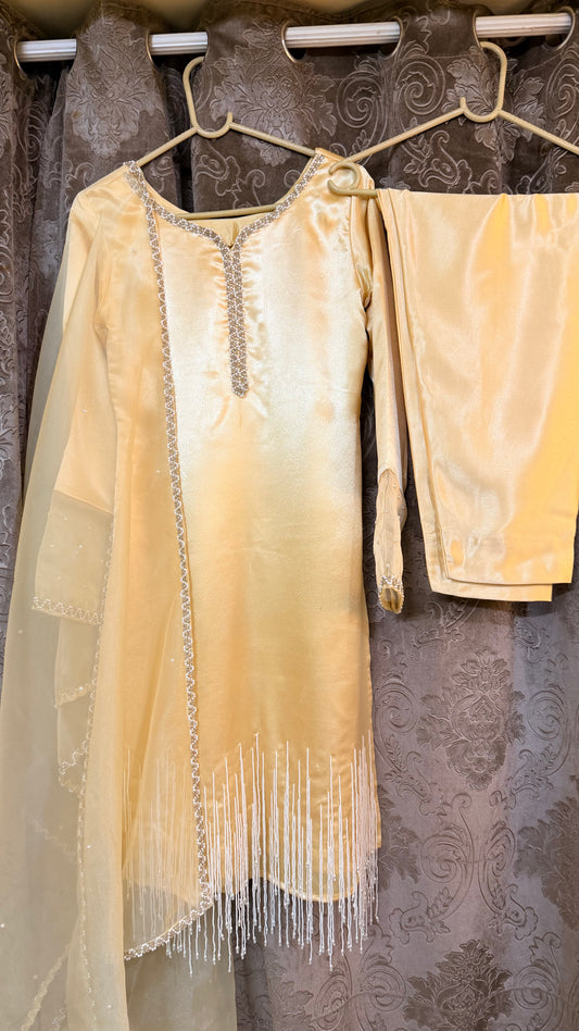 Tassels dress with fringe details hanging