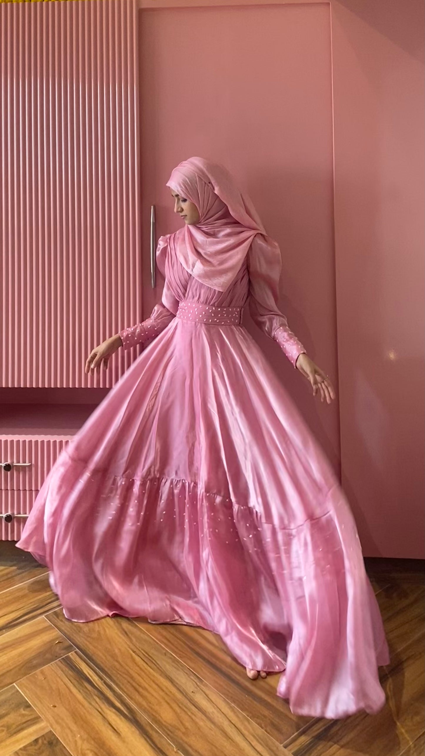 Jimmy Choo Full Flair Princess Gown